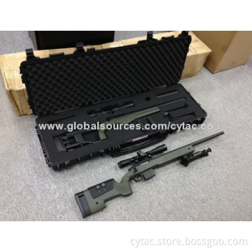 Durable waterproof plastic case for military guns, cameras, hardware tools, airsoft, rifle, shotgun